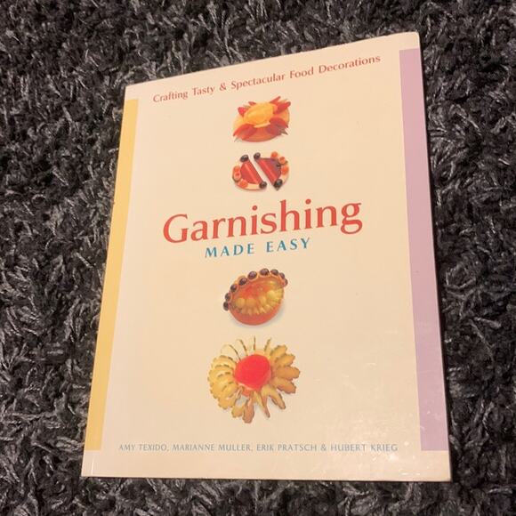 Garnishing Made Easy Vintage 90s cookbook - Picture 1 of 8